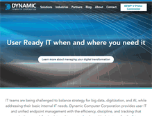 Tablet Screenshot of dccit.com